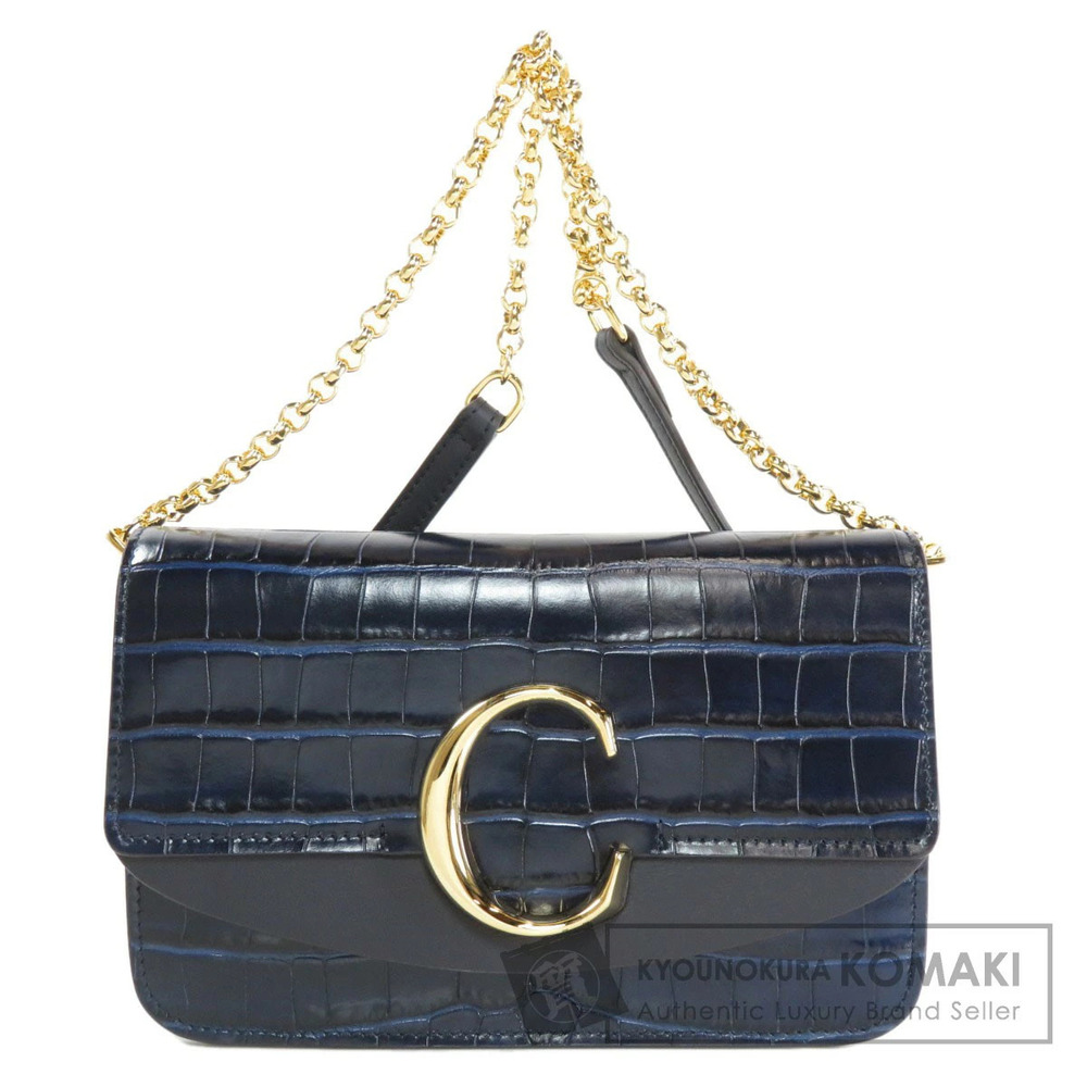 Chloe Chain Shoulder Bag Calfskin